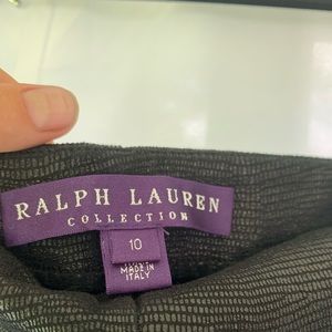 RALPH LAUREN PURPLE LABEL FAUX LEATHER PANTS